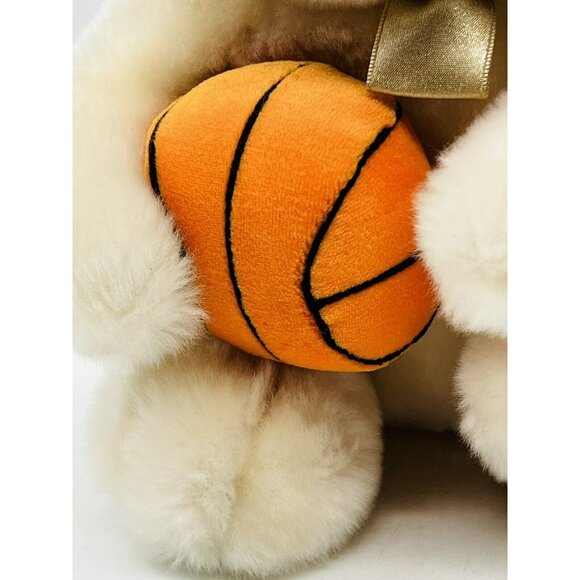 Dan Dee Bunny Rabbit Basketball Foot Plush Tan Easter 11 inch Stuffed Animal - Picture 3 of 12